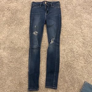 hollister blue jeans size: 24